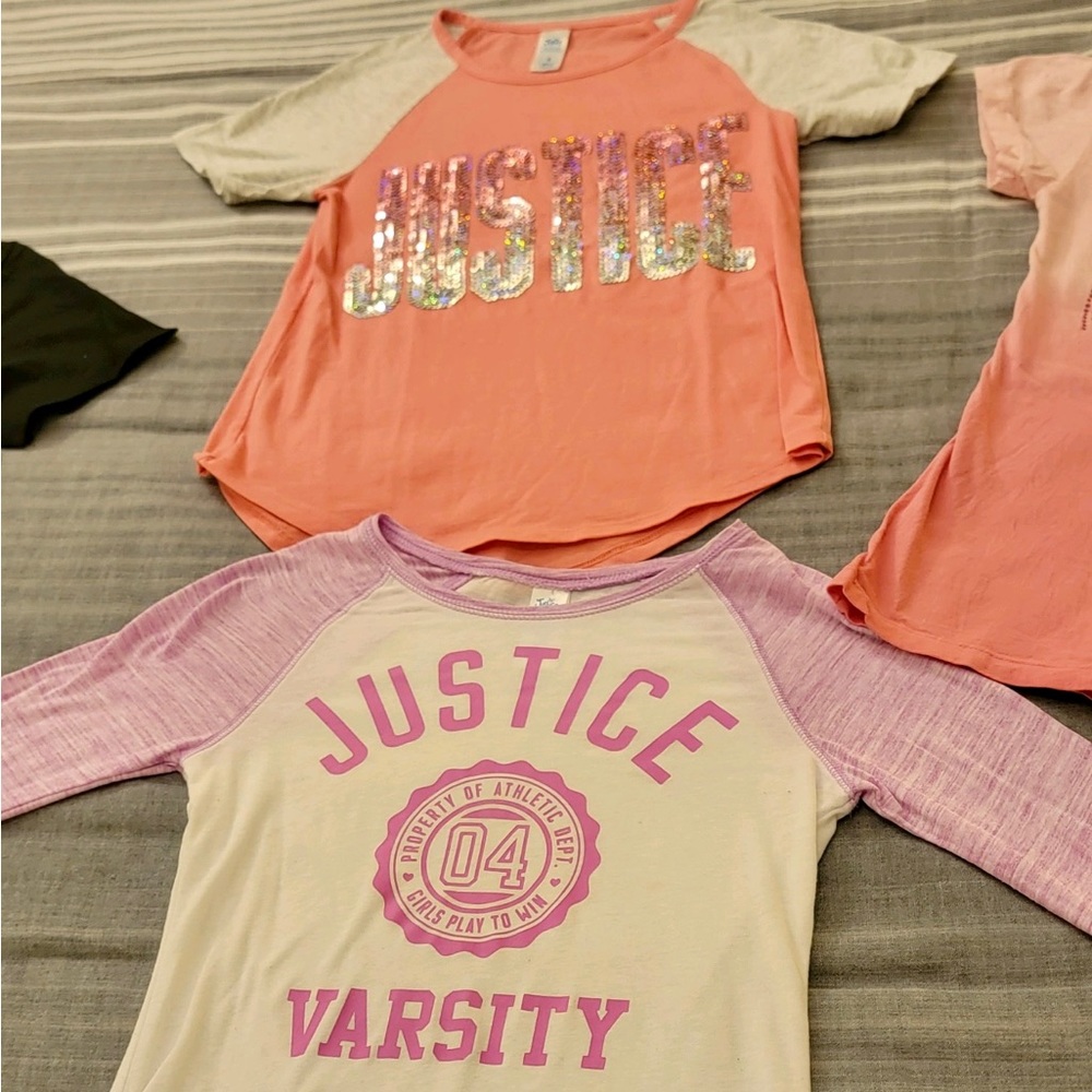 4 GIRLS SIZE 8 SHIRTS SET - Picture 7 of 12